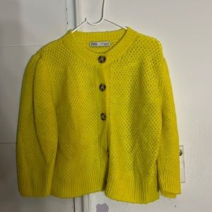 Yellow soft Zara sweater